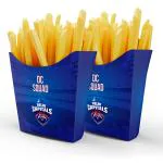 Festiko Team DC French Fries Boxes (Set of 10 Pcs), Ipl Theme French Fries Boxes, Cricket Party Props, Ipl party supplies, Ipl Selfie Props