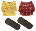 Miracle Moms Washable Cloth Diapers M - L (2 Pieces)