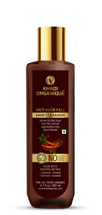 Khadi Organique Anti Hair Fall Shampoo for Hair Fall Control & Hair Growth | Khadi Shampoo for Men & Women | 200 ml