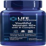 Life Extension Youthful Women 40+ with B Complex 30 Enteric Coated Vegetarian Tablets