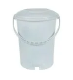 YASHODEEP PLASTIC New Stylish Plastic Pedal Dustbin For Home, Office Plastic Dustbin ( 12Ltr_White)
