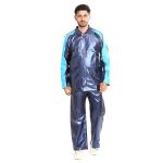 Prince Men Blue Pvc Raincoat Original Suit Waterproof Pant (2Xl)
