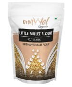 Amwel Organic Little Millet Flour | 450g x 2 pc | Kutki , Sama , Shaan , Moraiya Atta | Siri Dhanya Millets Flour | Low GI Gluten Free Diabetic Friendly Fiber Rich Food for Weight Loss | 0.9kg