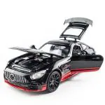 KTRS ENTERPRISE 1:24 Alloy Metal Pull Back Die-cast Car Model Car Pull Back car Super car with Openable Doors with Sound and Light Doors & Light Music Boys Toys for Kids (Ban GT Big)