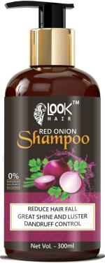 Look Hair Onion Black Seed Shampoo All Hair Types Men and Women 300 ml