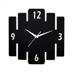 MSK CRAFT Beautiful Design Rectangle Clock Pattern Wall Clock For Home