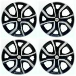 Prigan Polypropylene Black, Silver 16 Inch Wheel Cover For Maruti Scross (Set Of 4)