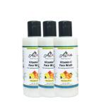 Aixa Vitamin C Face Wash for All Skin Types - Deep Cleanse, Remove Impurities & Control Oil Production| 210ml | Set Of 3