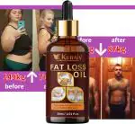 KURAIY Fat Loss Oil Dissolve Fat Essential Oil for Whole Body Ginger Extract 30ml