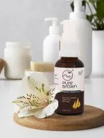 Pure Brown Beard Growth Oil - Made for Indian Men