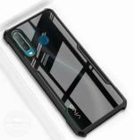 RICHBURG Vivo Y15 Transparent and Black Polycarbonate Shock Protection Mobile Back Cover