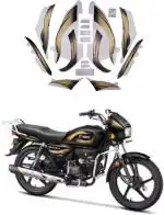 OHITO Vim Stickers for Splendor Plus (Black, Brown) pack of 12