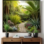 Love Creation 12x18 Size poster print for creative wall art- succulent-retreat-digital-art-print-9253(Non Sticker)