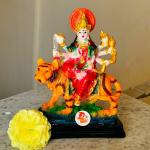 DARIDRA BHANJAN -Durga Devi Idol Statue Sherawali MATA Rani | Durga maa idol | Durga Mata murti | Sherawali Maa | Sherawali Mata ki murti for Home Temple | Navratri Special.