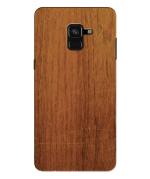 Bhai Cover Samsung Galaxy A5 2018 Poly Carbonate 3D Printed Wooden Art Print Mobile Phone Back Cover Case