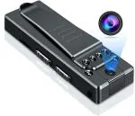 SAFETY NET, SPY CAMERA WiFi Portable Small Video/Audio Micro Pocket DVR with 6 IR Cop Camera Night Vision Full HD 1080P Pocket Clips, Wearable Body Camera Recorder for Home and Office Security Camera