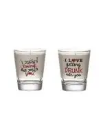 Ek Do Dhai I Love Getting Drunk Shot Glass set of 2 60ml