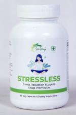 WeWay Stressless Dietary supplement | Stress reduction support | 60 veg capsules | Pack of 8