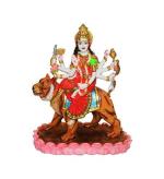 Sai Amrut Red Stone Maa Durga Marble Idols
