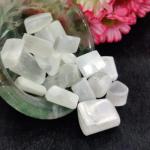 Crystal Divine Selenite 2 Chakra Healing Stones Crystal Tumble Stone for Vastu Item Decorative Items & Home Decor Items Crystal Showpieces for Feng Shui Office Decor Table Decor Meditation Item Gifts