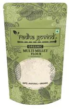 Radha Govind Organic Multigrain Flour | Multimillet Aata | Mix Grain Flour 1KG