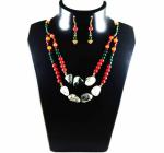 JAYA VISION ENTERPRISES Gemstone tumble & mix color stone beads 2 line necklace