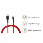 MI Micro Usb Cable For Smartphone (Red) Pack of 10