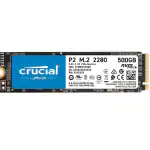 Crucial P2 500GB 3D NAND NVMe PCIe M.2 SSD Up to 2400MB/s - CT500P2SSD8