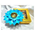Royal Handicraft Lotus puja oil deep in Blue color