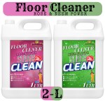 Kyara Dreams Floor Cleaner 2 Liter combo with Rose & Neem Fragrance | Citrus | Disinfectant Surface & Floor Cleaner Liquid