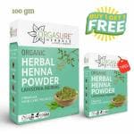 Orgasure Herbal Henna Powder 100gm (buy one get one free)