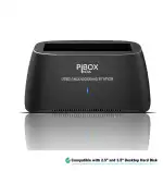 Pibox India - USB 3.0 Hard Drive Docking Station (USB to SATA Docking Station) with 16TB+ Drive Support for 2.5 Inch & 3.5 Inch HDD SSD- Supports SATA II, III and UASP with ASM225CM- Top-Loading Design