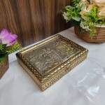 CRAFT CORNER Square Designer, Decorative, Handicraft Empty Dry Fruit Gift Box