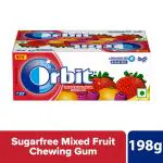 Orbit Sugar Free Mixed Fruit Flavour Chewing Gum, 198g