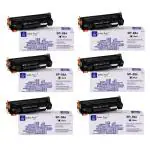 Softly Print 88A CC388A Laserjet Toner Cartrdige | for HP Laserjet Printer M1136, MFP, P1007, P1106, P1108, P1008, M1213nf, MFP, M126nw MFP, M1218nfs, M128fw MFP, M128fn, MFP, M226DW, M226DN PACK 6|Printer Toner Cartridge