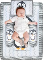 LITTLE WONDERS Cute Baby Bedding for New Born & Infant, Carry Nest, Sleeping Bag, Baby Carrying Bag, Unisex Baby Sleeping Bed(Grey,Pack Of 1)