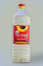 sun swad Refined Sunflower Oil 1 L ( Pack of 4)