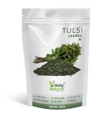 Holy Natural - The Wonder of World Tulsi Leaves 100 Gm | Queen of Herbs | Dried Tulsi Leaves, Dried Tulsi Buds | Tulsi leaves also called Holy Basil (Ocimum tenuiflorum), tulasi, and Indian Basil