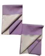 Maalove Baby Soft Breathable Extra Absorbent Quick Dry Sheet 50cmx70cm Lilac Pack of 2 Small