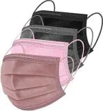 Henik MC 1000 Disposable 3 Ply Ear loop Face Mask, Home, School, Office and Outdoors MC-1000 Non-Reusable Surgical Mask With Melt Blown Fabric Layer (Multicolor, Free Size, Pack of 1000, 3 Ply)