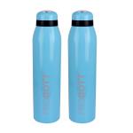 PROBOTT Thermosteel Vacuum Flask Hot & Cold Water Bottle 750ml PB 750-50 - Pack of 2 (Light Blue)