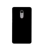 Casotec Solid Black Design 3D Printed Hard Back Case Cover for Xiaomi Redmi Note 4