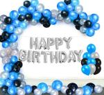 FANEX Solid Birthday Letter Foil Balloon ( Pack of 113)