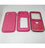 Imbi Pink Plastic Full Panel For Samsung Chat C3222