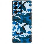 Orgic India Samsung S21 Ultra Camo Blue Mobile Skin