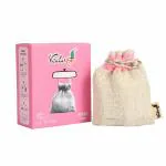 Vedashree Jute Bag Hanging Car Perfumes, Pink ice Fragrance Double-lasting, Organic Air Fresheners and Car Perfumes
