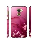 Casotec Pink Abstract Design 3D printed Hard Back Case Cover for LeTv LeEco Le Pro 3