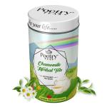 Poetry Teas Chamomile Herbal Tea Anxiety Relief (Pack Of 20 Pyramid Teabags)