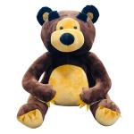 DearJoy Papa Bear Soft Toy - Brown, 52 cm