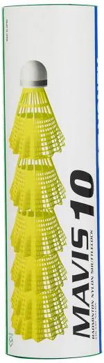 Giftingazebo Yonex Mavis 10 Nylon Shuttlecock Yellow, Pack of 6